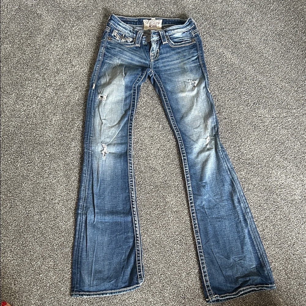 Big Star Blue Flare Jeans 23L